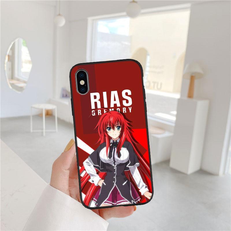 LO84 Rias Gremory Phone Case for Samsung Galaxy A11 A12 A13 A15 A52S A53 A55 A56 A70 A71 A72 A73 F06 F16 F56 S10 Plus S10e