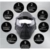 Real CS equipment, lens protection, professional full face mask, windproof and sun visor
