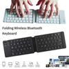 Mini Folding Keyboard Rechargeable Bluetooth Wireless Keyboard for Ipad Tablet Phone Portable Foldable Bluetooth Keypad