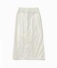 1993STUDIO Glossy String Long Skirt_Cream