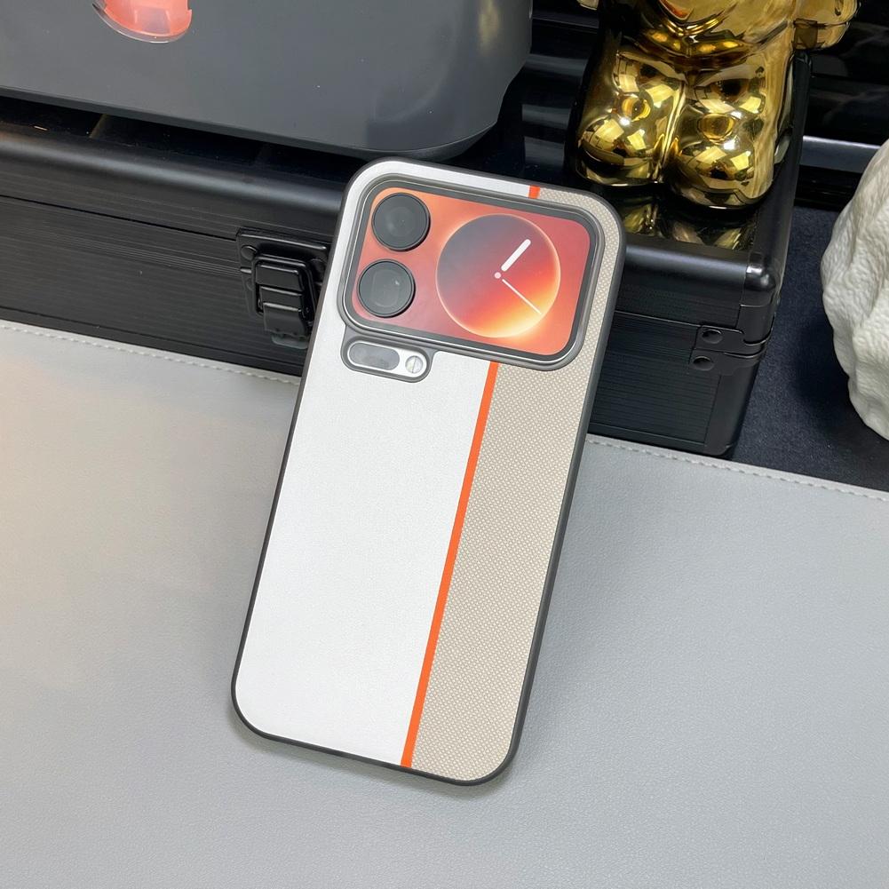 Three-color Leather Patchwork with Magsafe Magnetic Ring Case For Xiaomi 17 Pro Max 17 pro Mi 15 14 pro Lens Protective Cover