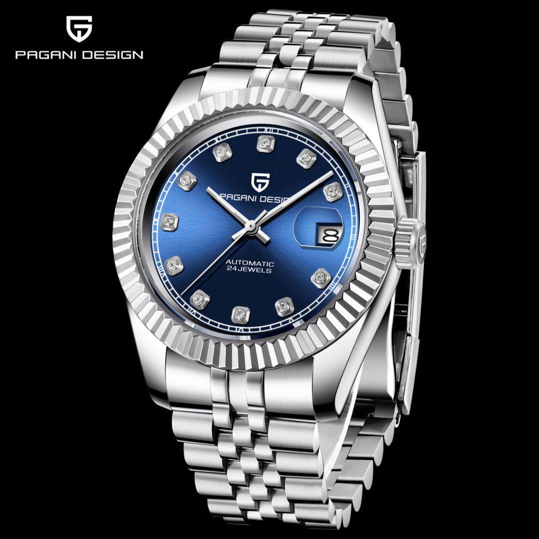 

PAGANI Men s Automatic Mechanical Watch - Waterproof, Luminous, with Calendar Function