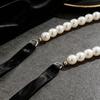 Accessories, retro long bow imitation pearl necklace, fashionable versatile personality gothic necklace