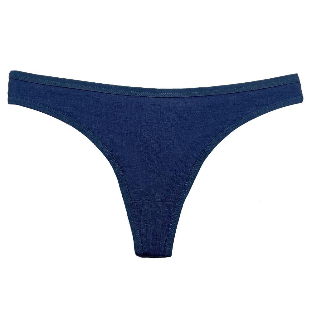 Damen 95% Baumwolle Atmungsaktive Low-Waist Yoga-Tangas