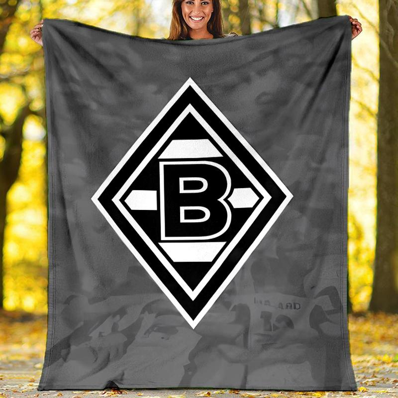 Borussia Monchengladbach Logo Printed Throw Blanket—soft,warm;versatile Blanket for All Seasons—perfect As &air-conditioning Throw,nap Blanket