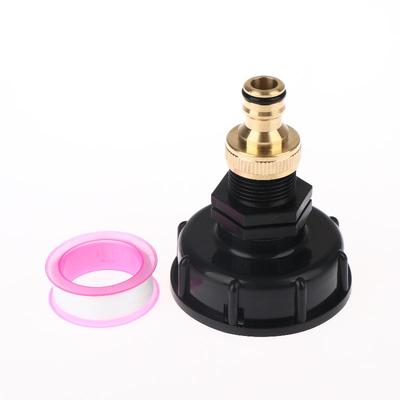 1 Set 60Mm Coarse Thread Replacement Valve Fitting Parts 1/2" 3/4" Ibc Tank Valve Adapter Hose Garden Water Connector