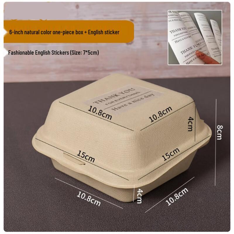 Sanbile Disposable Cake & Burger Takeaway Boxes