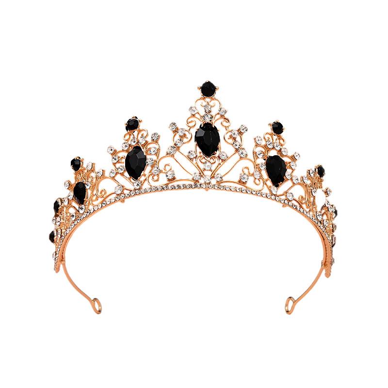 Bridal Tiara Crown Wedding Dress Hair Accessories Stage Host Welcome Baroque Queen Birthday Jewelry Women