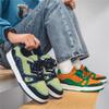 Color Matching Low-top Lace-up Student Board Shoes New Breathable Trend Casual Single Shoes Spring and Autumn Youth Outdoor Couple Shoes