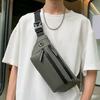 Herren Hüfttasche Verstellbare Schultergurte Handy Geldaufbewahrung Mode Outdoor Sport Bauchtasche