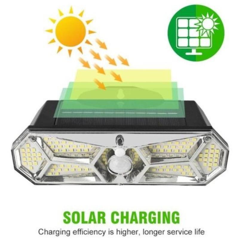 (1/2/3/unit) 5000W Solar Wall Lamp IP65 Outdoor Garden Waterproof LED Human Sensing Light