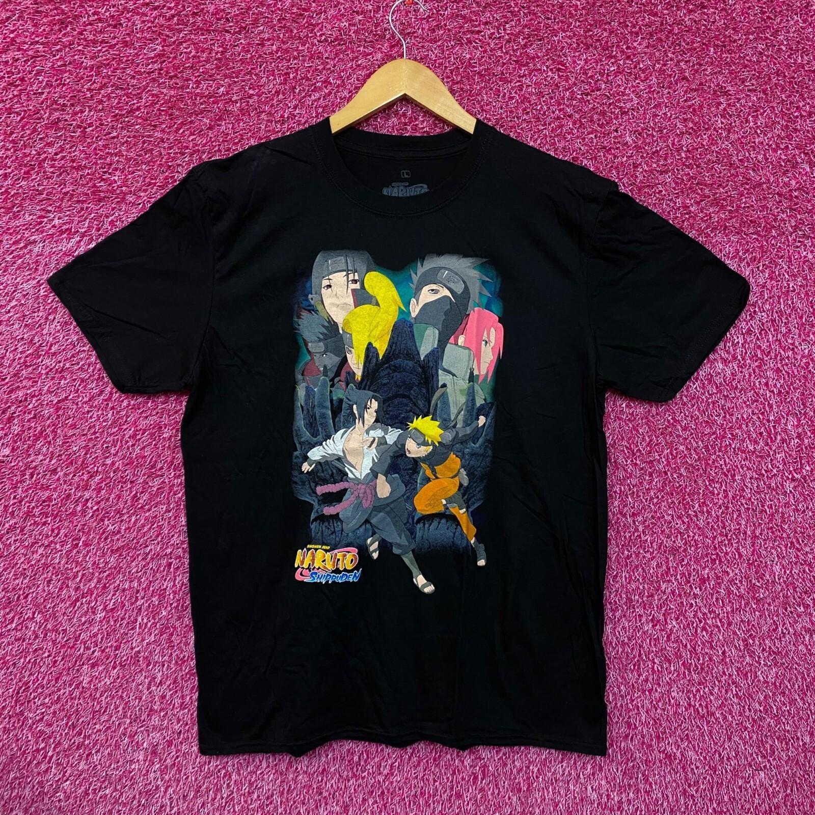 Naruto Shippuden Naruto n Team7 vs Sasuke n Akatsuki Tee L XXXL
