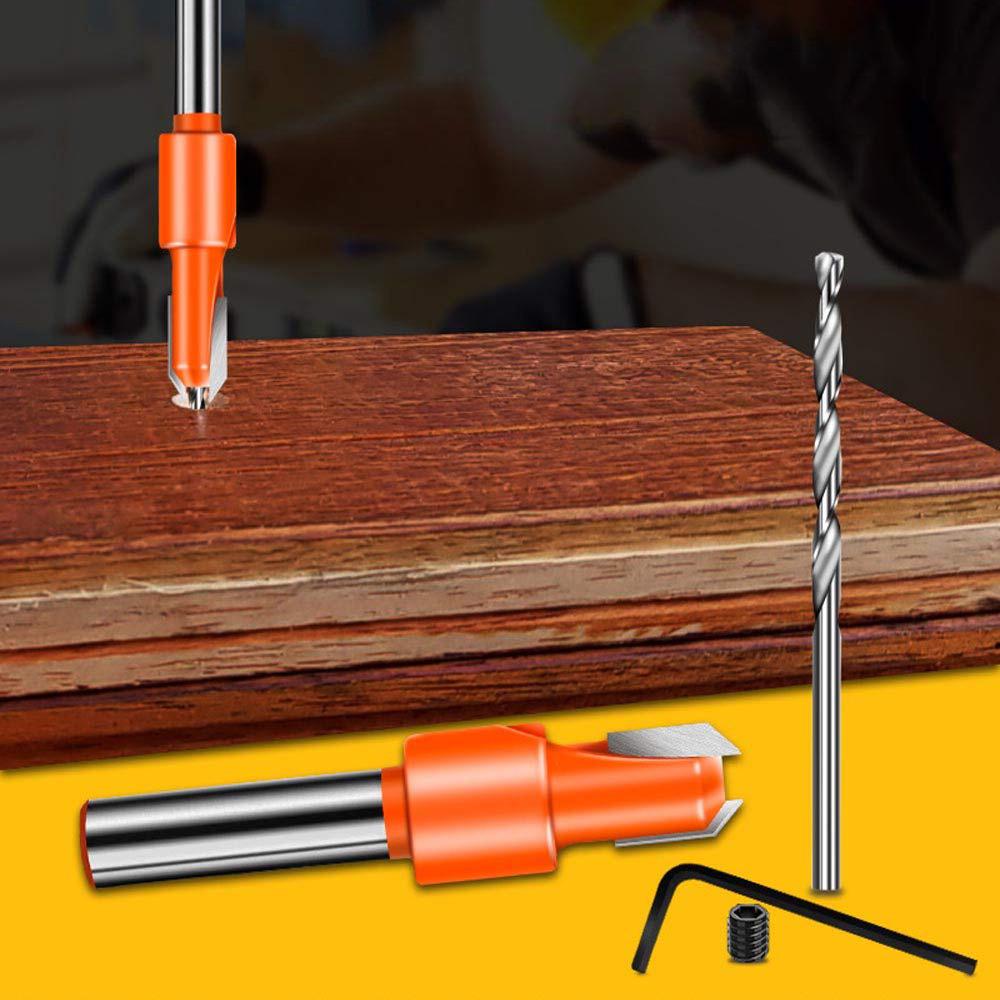 Countersink Drill Bit Self Tapping Screw Taper Hard Alloy Woodworking Electric Drill Acc