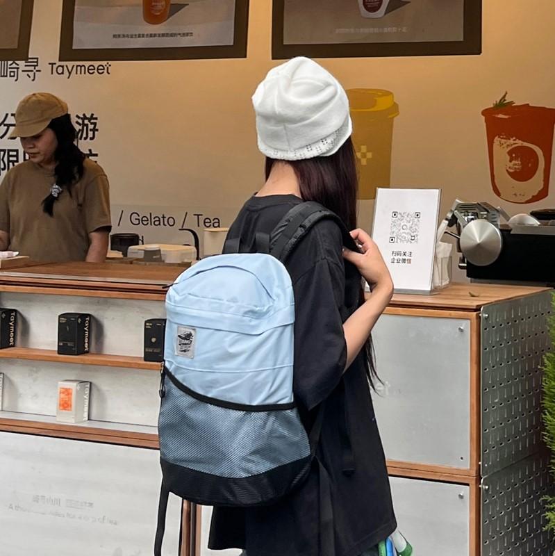 Neuer Schulranzen Damen Großraum Schulter High School College Student Pendlerrucksack Outdoor Wanderrucksack