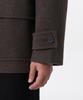 Musinsa Standard Wool Blend Oversized Half Balmacaan Coat [Heather Brown]