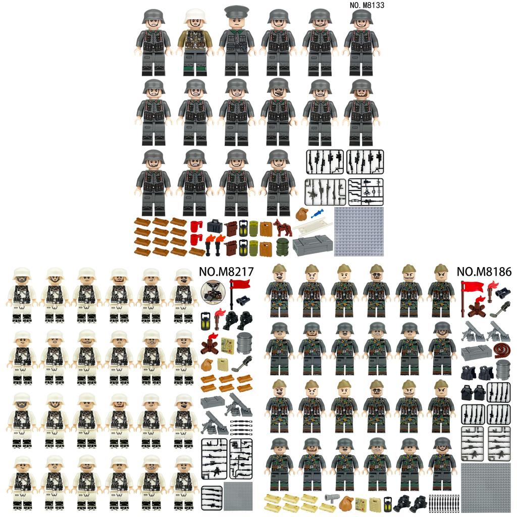 World War Ii Plastic Building Blocks Set With Diy Construction For Collectors And Kids