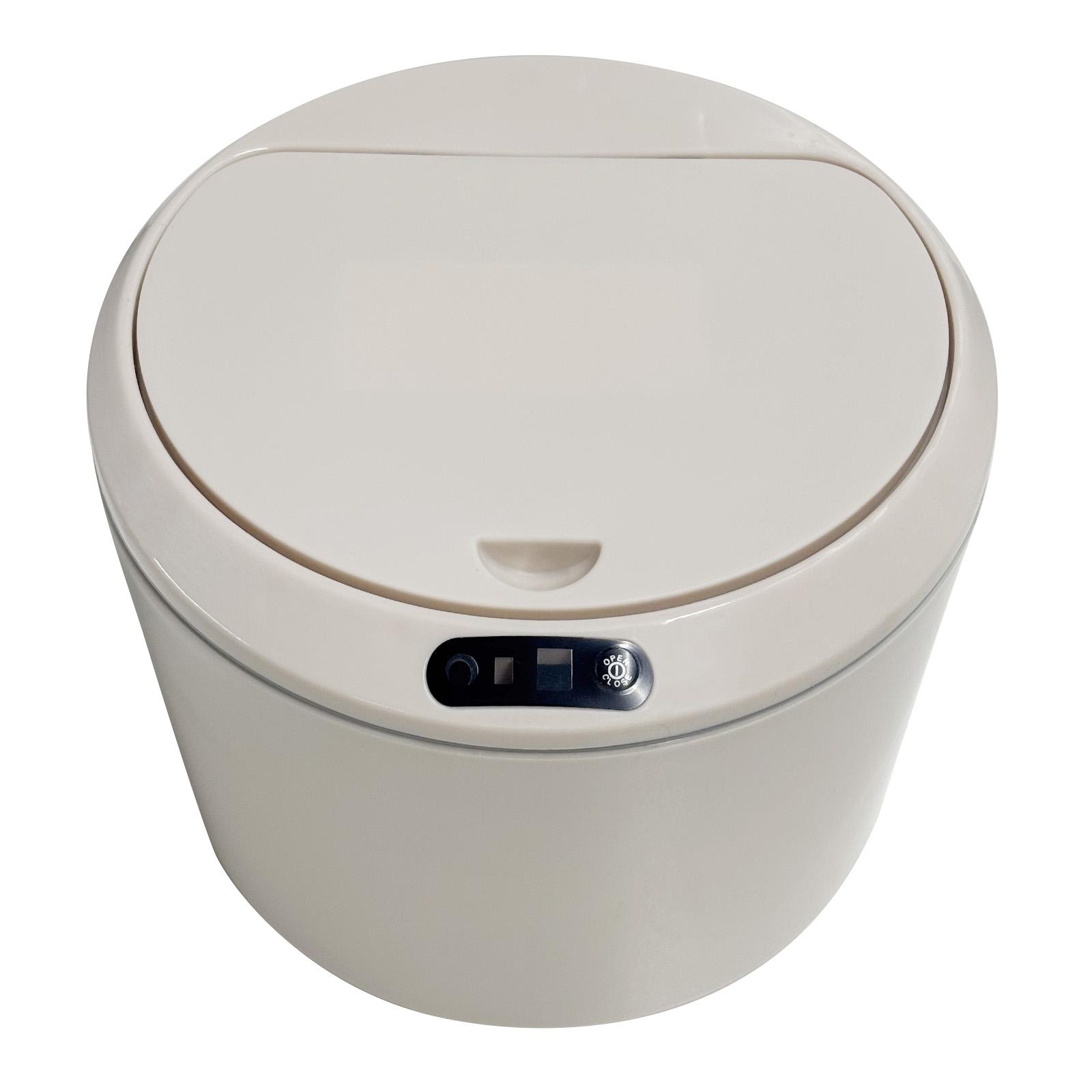 Electric Sensor Smart Trash Can 3L Automatic Desktop Storage Bucket Removable Clean Accessories for Car Outdoor 3L