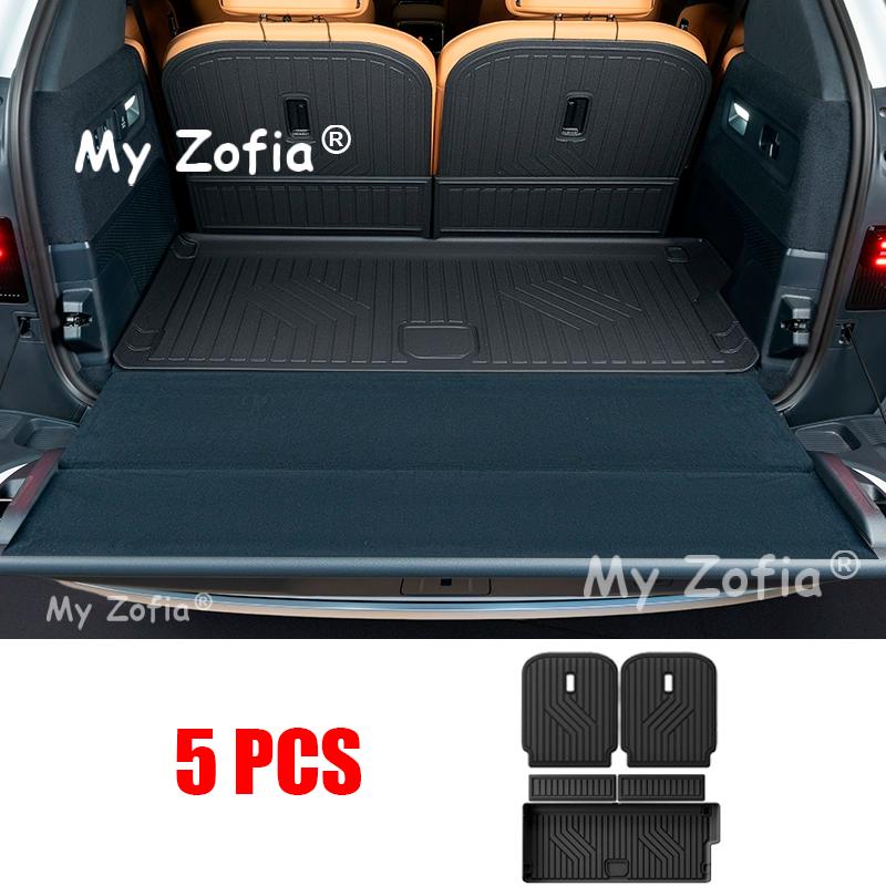 For Zeekr 9X 2025 2026 Car Floor Mat Trunk Mats TPE Floor Mats & Cargo Liner All Weather Trunk Mats Floor Liner Accessories