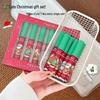 CAPPUVINI Limited Edition Holiday Red Lip Glaze – Watery Mirror Finish, Perfect Gift for Students