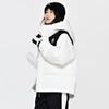 Women's Hooded Color-Block Down Jacket