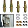 Universal Door Hinge Roller Pin Repair Kit Zinc Coated Pins Bushings For Trucks SUVs Car Door Hinge Upgrades