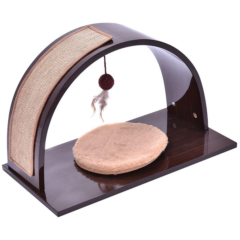 

CAWAYI KENNEL Коричневый игровой коврик для кошек и собак PS6181