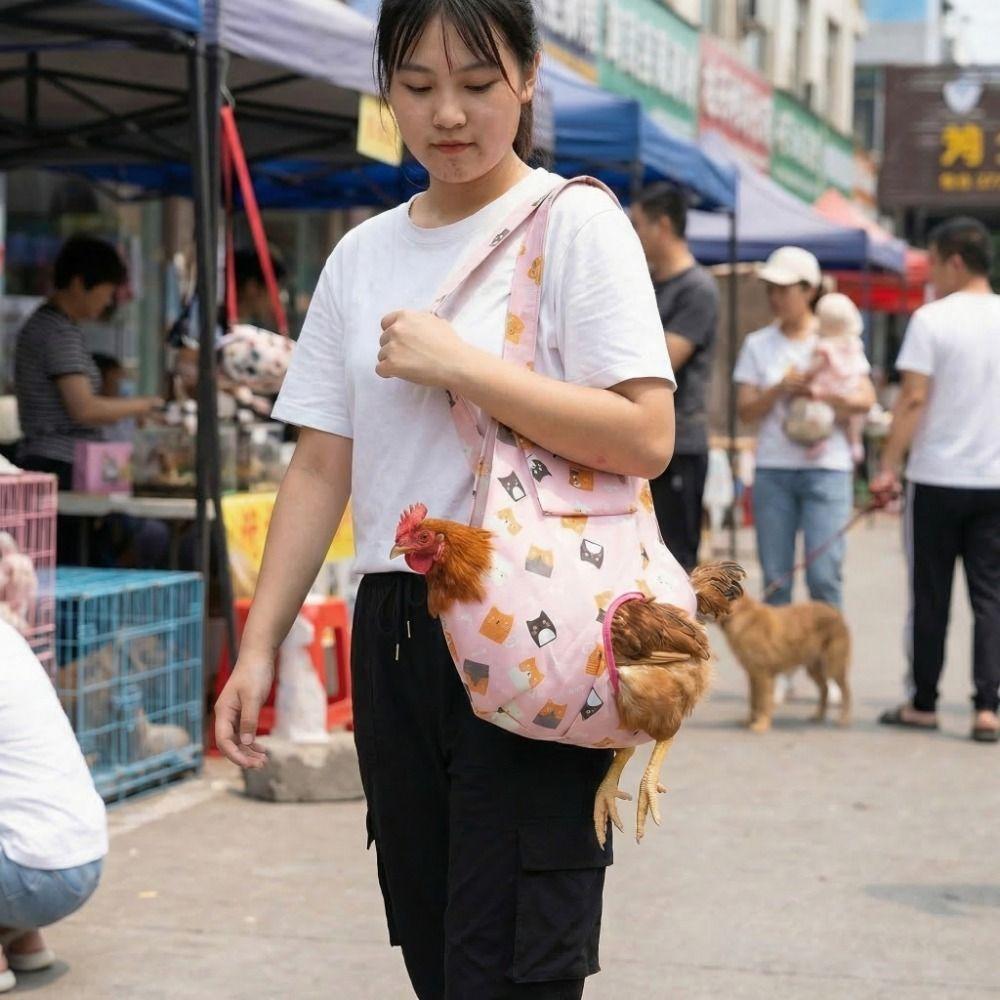 Large Capacity Chicken Holder Bag Breathable Poultry Transport Bag  Veterinary Use