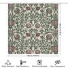 Vintage-Inspired Shower Curtain Featuring Intricate Floral Pattern Perfect For A Chic Bathroom Upgrade