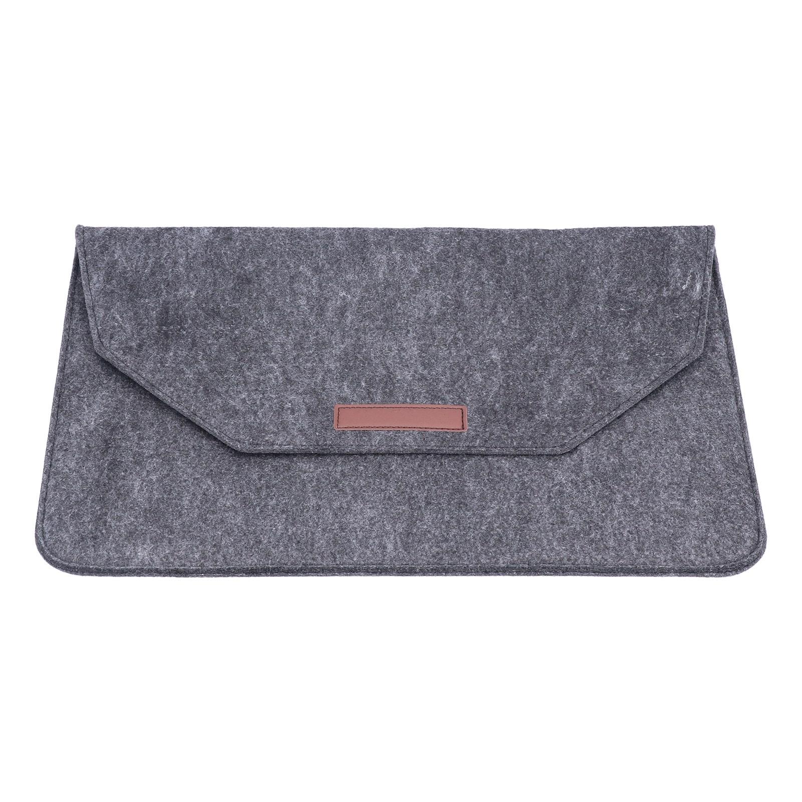 Laptop Sleeve Bag Black Felt Notebook Computer Protective Case Accessories for