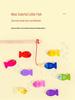 Kids' Educational Montessori Logarithmic Board: Early Learning Toy for Number Recognition & Fishing Game