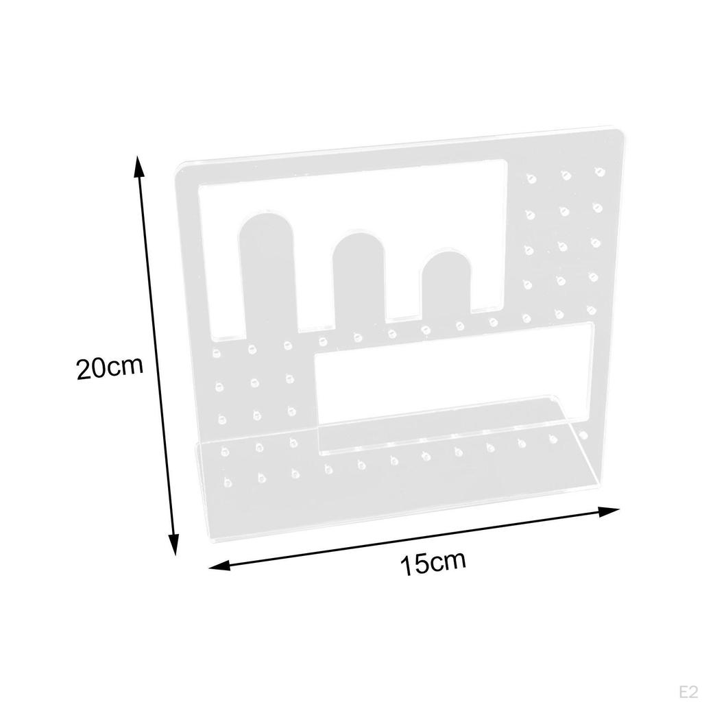 Acrylic Earring Holder Stand Display Organizer Multifunctional