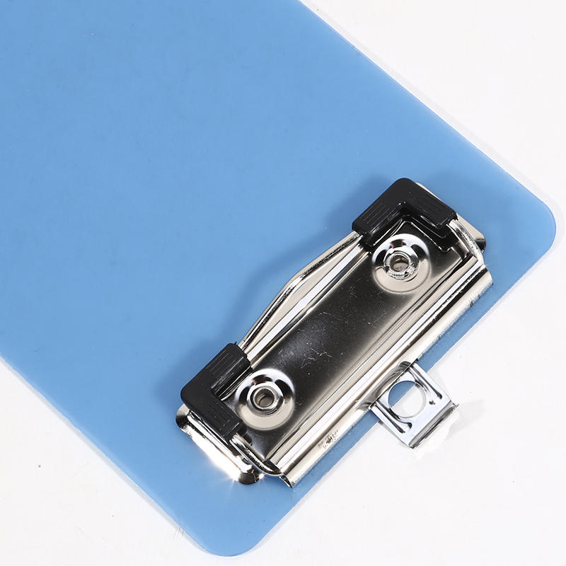 A7 Frosted Color Transparent Mini Clipboard with Clip for Sticky Notes Portable Writing Board Document Holder Small Bill Organizer