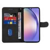 For Samsung Galaxy A54 5G Wallet Case Leather Phone Cover Stand with Curved Line Design