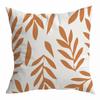 Orange Geometric Abstract Cat Print Pattern Cushion Cover for Home Living Room Sofa Decoration   Pillowcase