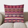 Colorful Geometric Pattern Double-sided Printed pillow cover Short plush Suitable living rooms bedrooms sofa throw cushion cover