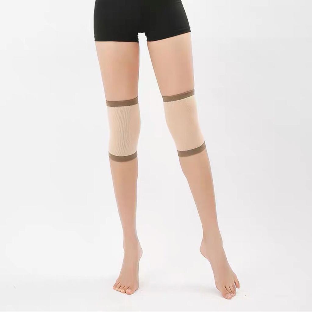 Autumn Thickened Short Knee Warmers Fleece-Lined for Men Women Elderly Knee Joint Warmth Protection in Air-Conditioned Rooms
