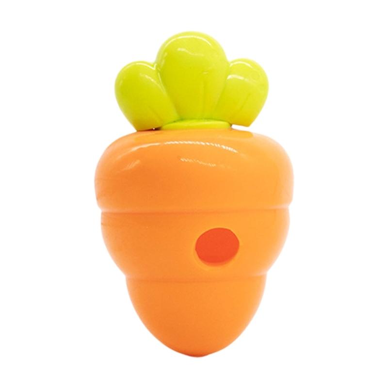 

Забавная игрушка-кормушка для домашних животных в форме морковки, пластиковый медленный кормушка-диспенсер для собак и кошек, для умственной стимуляции S