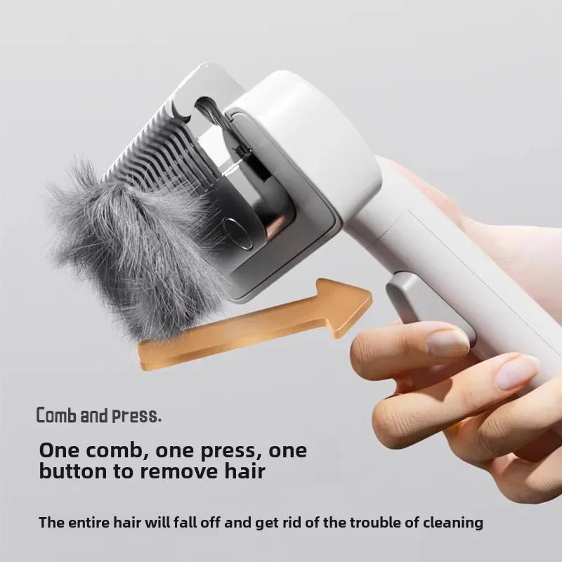 Pet Fur Knot Cutter Cat Hair Remover Comb Cat Grooming Shedding Tools Double Sided Brush Long Curly Hair Cleaner Pets Products