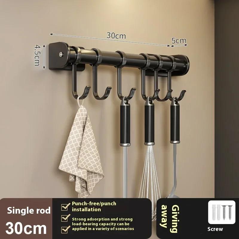 Estante Montado en Pared Estante de Almacenamiento para Especias Accesorios de Cocina Estante Soporte para Cuchillos de Cocina Colgador Estante Organizador de Estantes