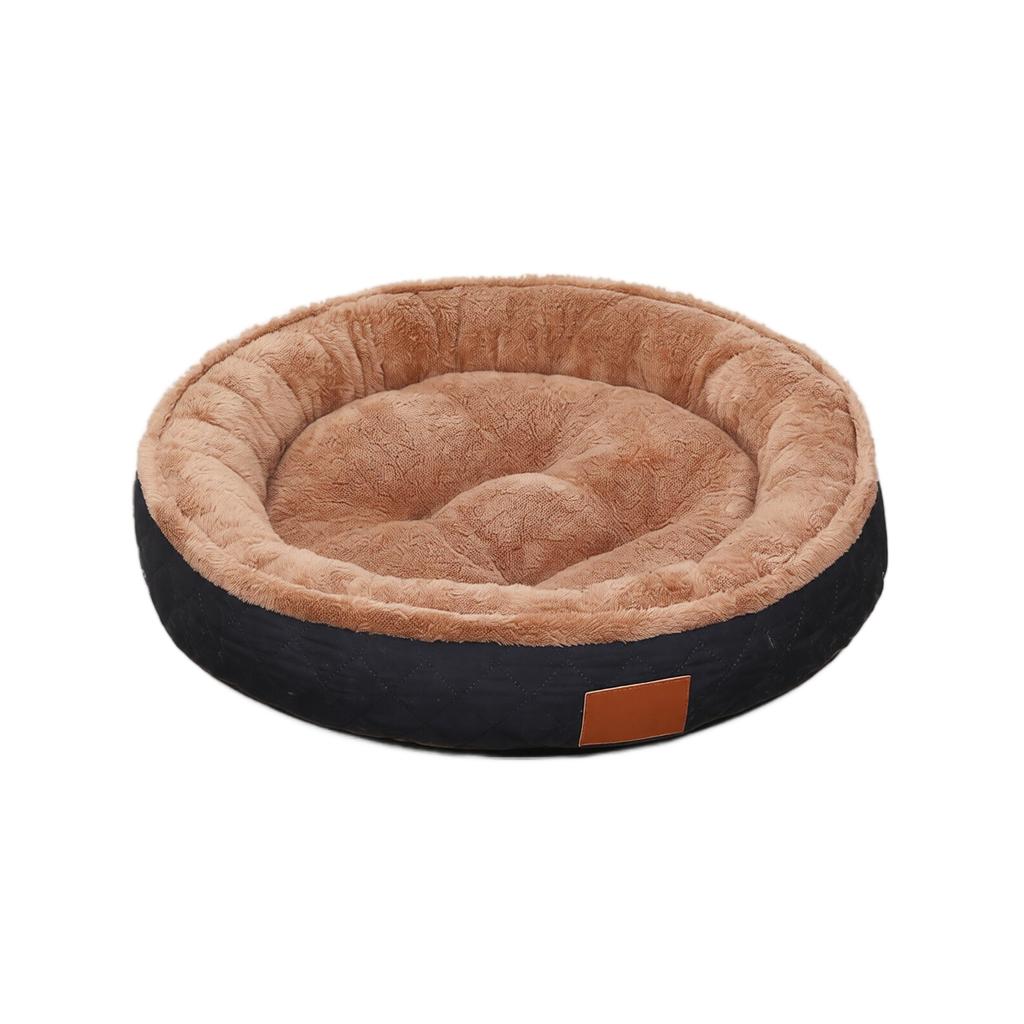 Round Pet Bed for Small Dogs and Cats, Cozy Cuddler for All- Indoor Use