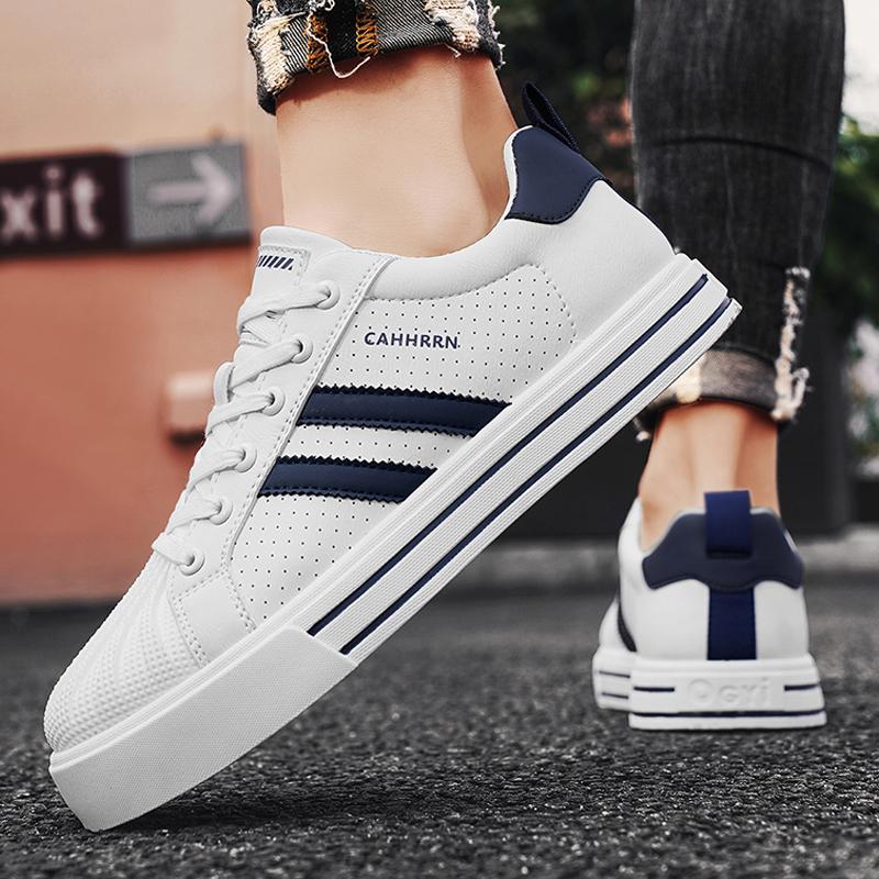 Mode CYYTL Herrskor Sneakers Casual Läder Sommar Skateboard Tennis Lyxig Designer Utomhus Sport Löpning Platå Vandring Loafers