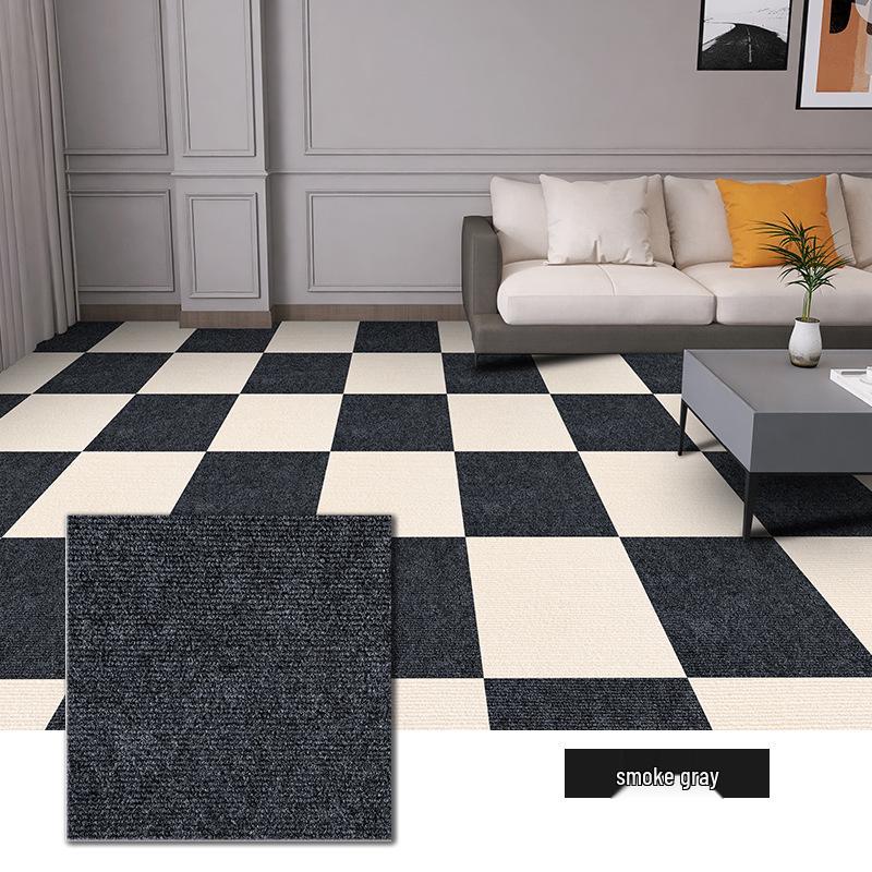 Self-Adhesive Anti-Slip Splicing Floor Mat for Bedroom: Pet-Friendly, Anti-Collision, Commercial Office and Full Coverage Carpet