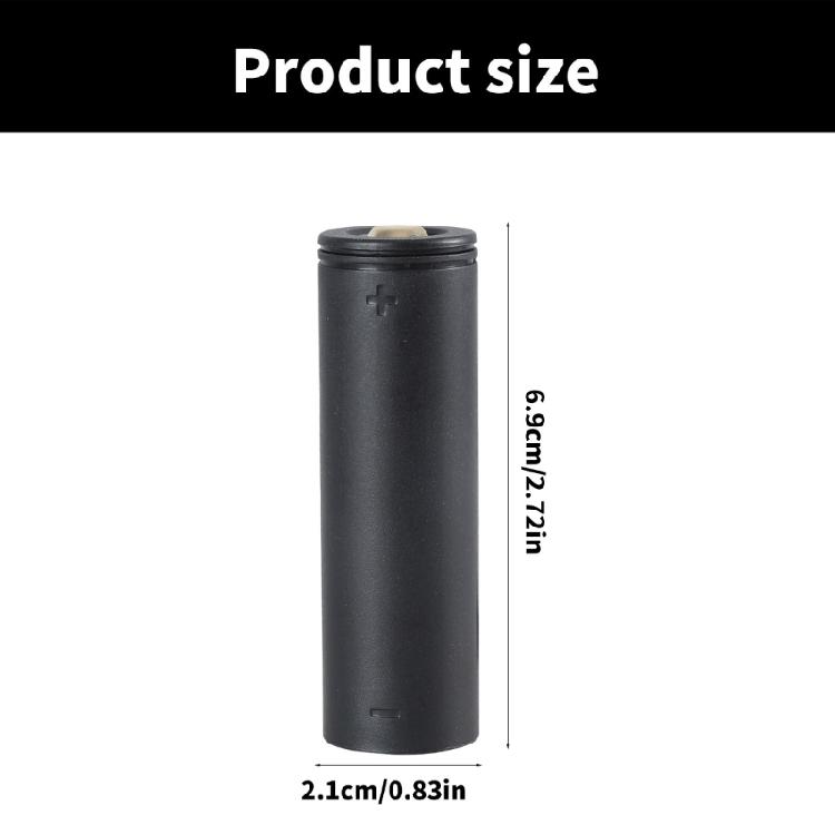 18650 To 21700 Battery Case Adapter, Lightweight Converter With Gold Plate Contacts For Extended Use Accessory