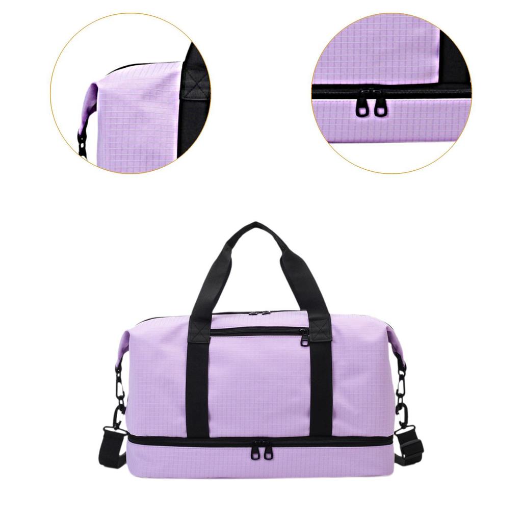 Mini Duffel Bag Waterproof Portable Oxford Cloth Shoulder Bag Tote Airlines Gym Bag for Outdoor Women Men Holiday Camping Hiking