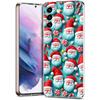 Transparent Phone Case Cover for Samsung Galaxy S25 S24 S23 S22 S20 S21 FE Ultra S24 S10 S10E Plus 5G New Year Christmas Pattern