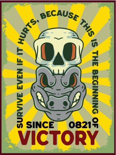 Металлическая табличка винтажный ретро стиль Победа с 0821 Классическая жестяная дверная табличка Алюминий 20x30cm（7.8x11.8inch）