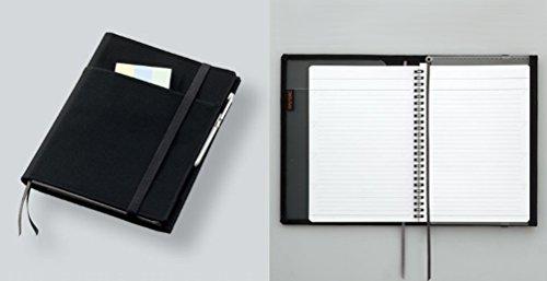 Kokuyo Notebook Cover, Compatible with Spiral Notebooks, Black, B5, B-Ruled, 40 Sheets, No-683B-D
