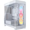 PC Case - CORSAIR - FRAME 4500X RS-R ARGB Tempered Glass Mid-Tower - 2 Radiators - White