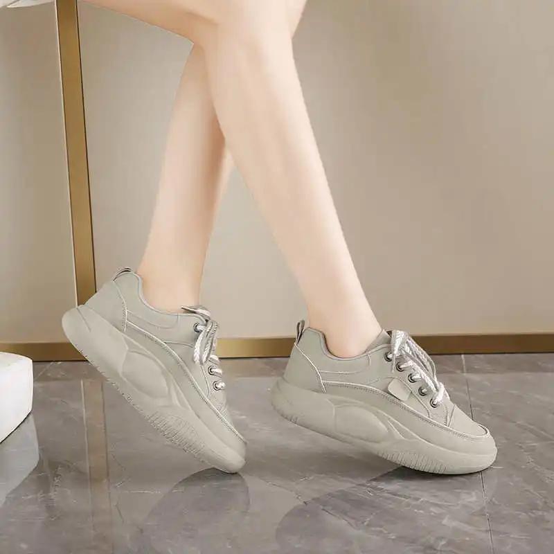 Mode Schnür-Plateau-Basketballschuhe Größe 48 Klobige Markensneaker Übergröße Damen Sportschuhe aus China Führend