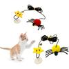 Swinging Hanging Elasticity Rope Playing Stick Bells Spiders Durability Cats Plaything for Indoor Cats